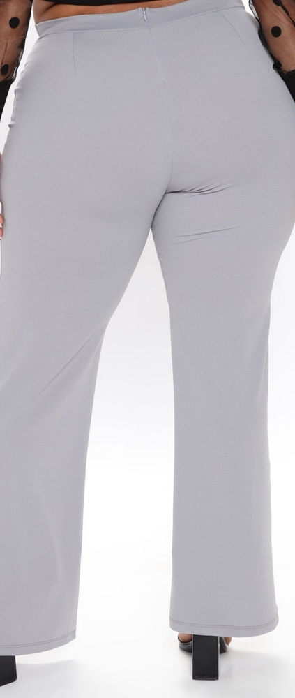 Size 3x Victoria High Waisted Dress Pants - Grey NWT